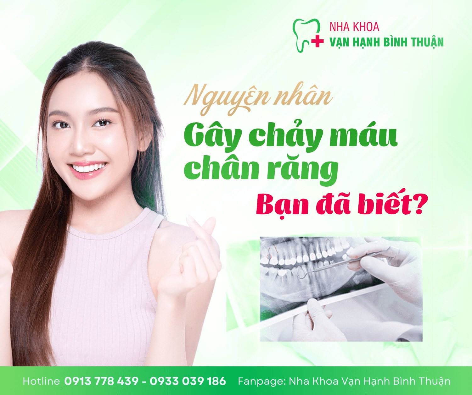 Nguyên nhân gây chảy máu chân răng