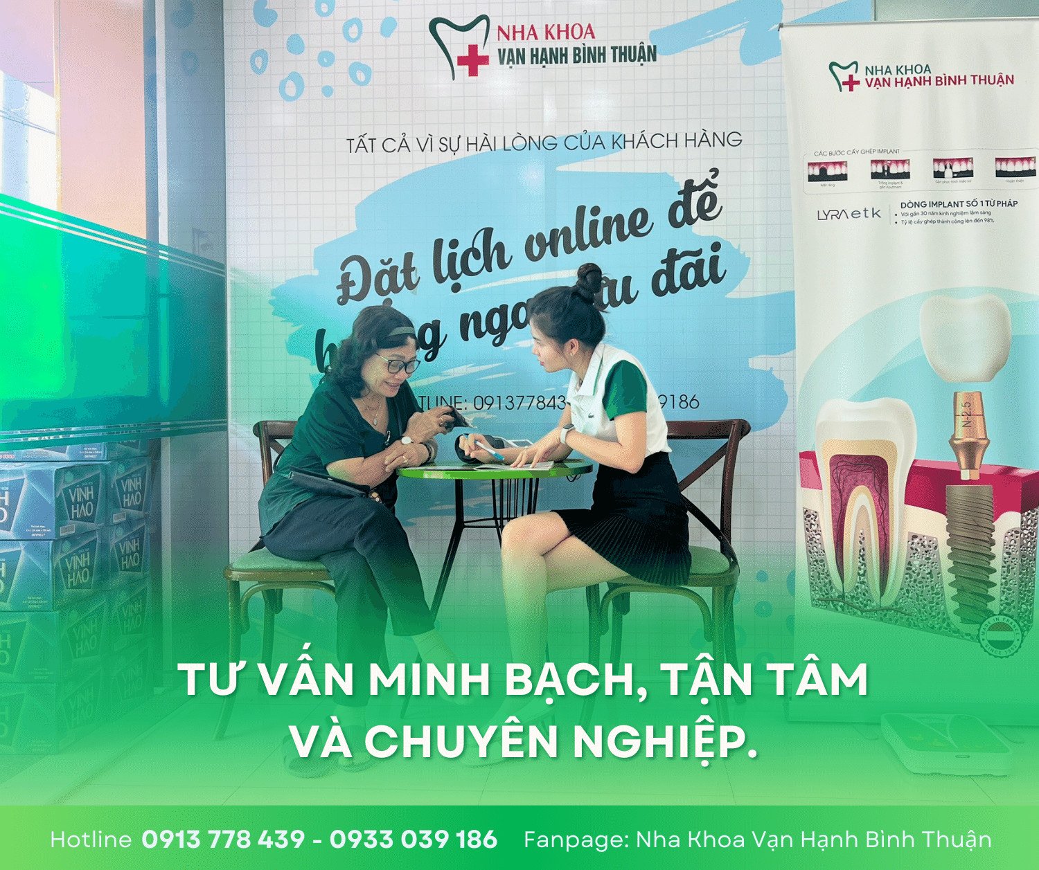 Nha khoa Vạn Hạnh Bình Thuận, dịch vụ nha khoa toàn diện cho mọi lứa tuổi.